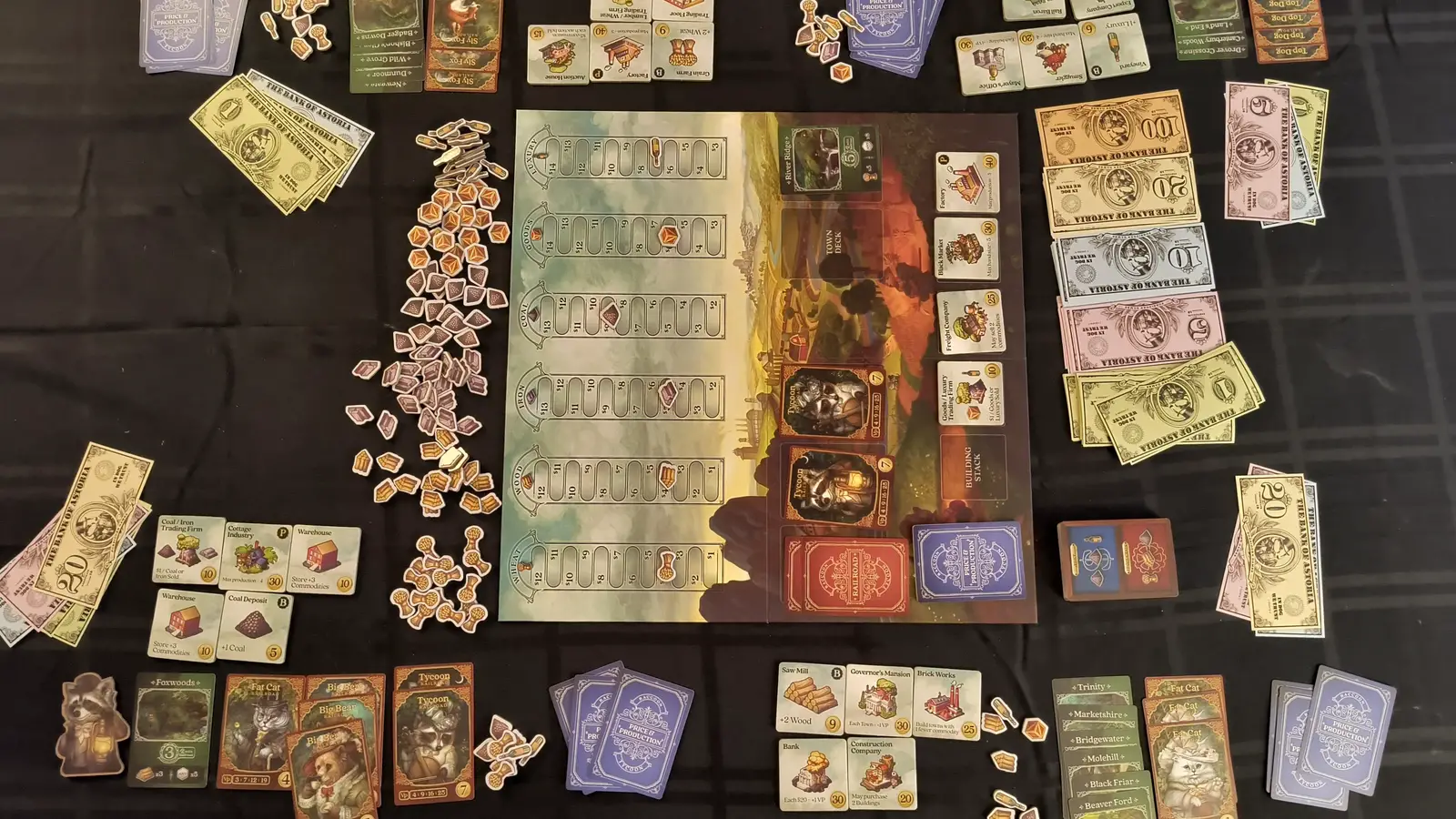 Railroad Tycoon board game image