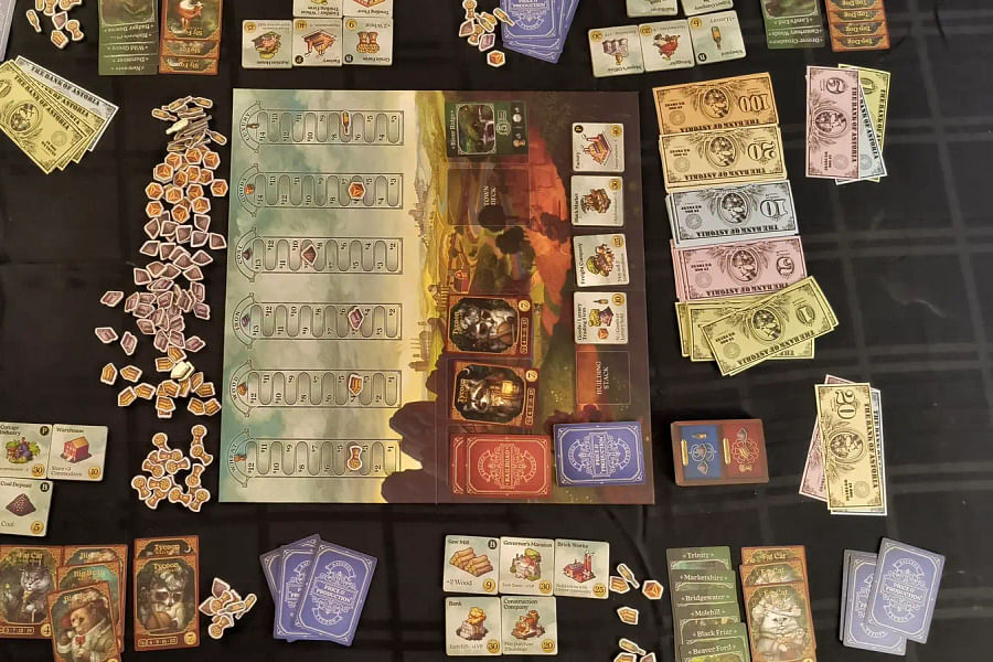 Railroad Tycoon board game image