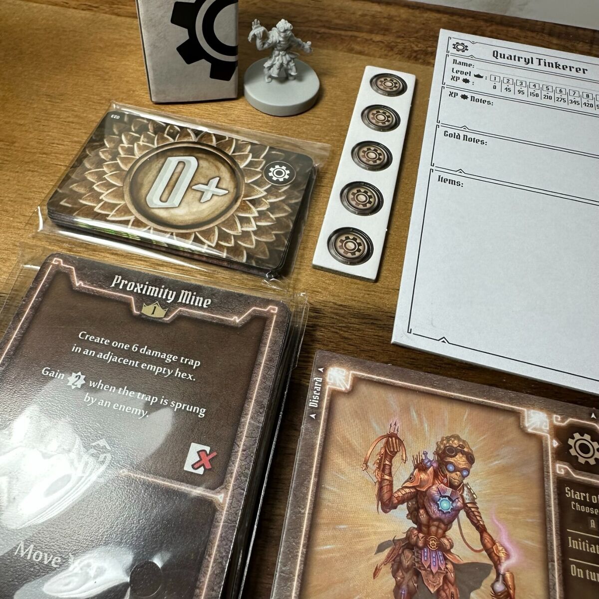 Gloomhaven character sheets