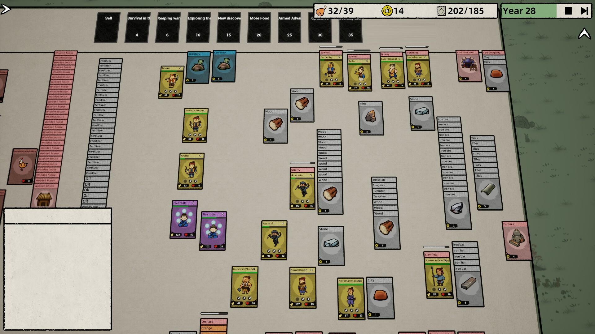 Food Chain Magnate resource management