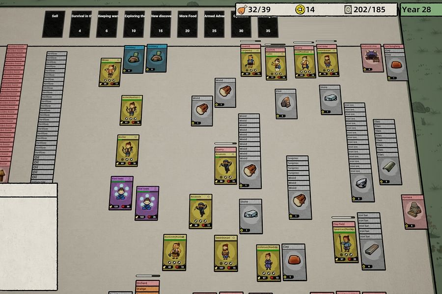 Food Chain Magnate resource management