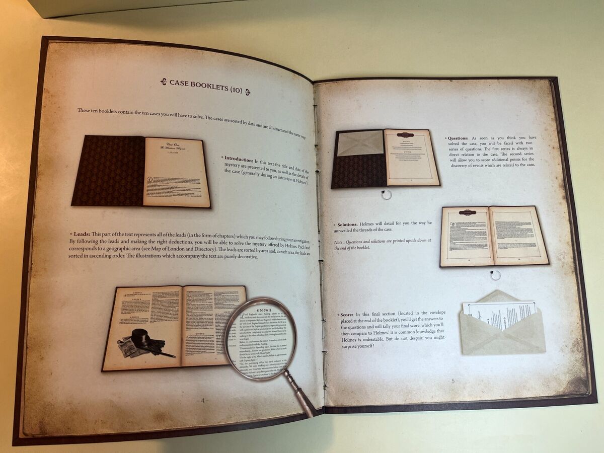 Sherlock Holmes Consulting Detective Puzzle Documents