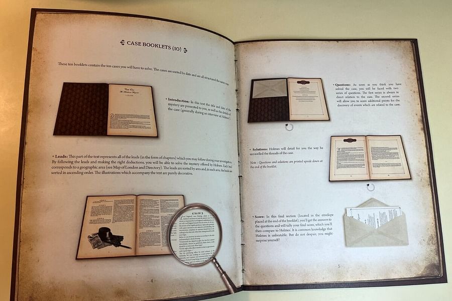 Sherlock Holmes Consulting Detective Puzzle Documents