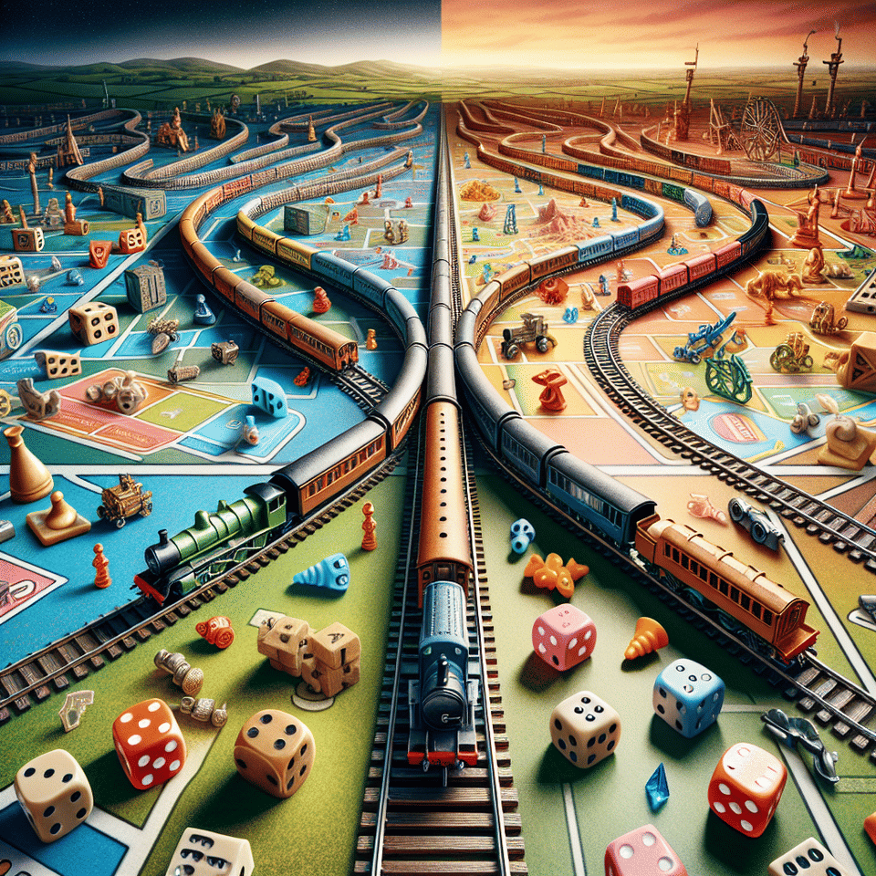 Parallel Tracks: Exploring Board Games That Capture the Ticket to Ride Appeal