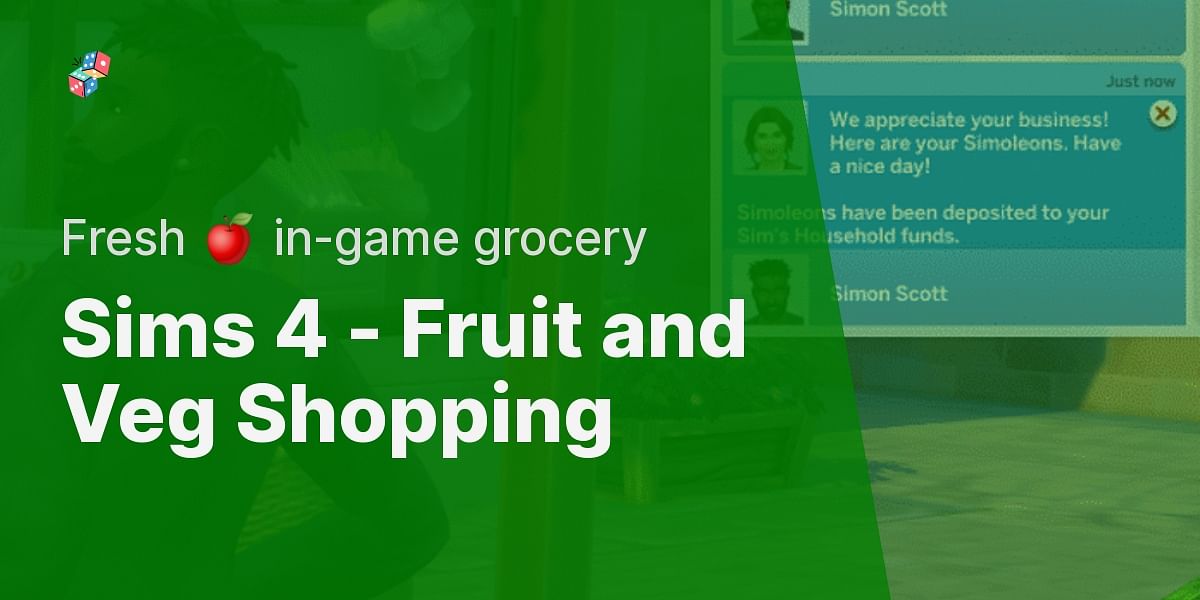 Can I buy fruits and vegetables in Sims 4?